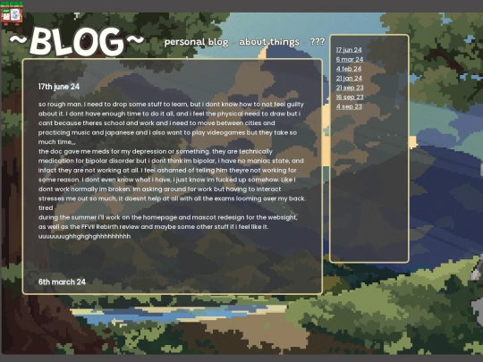 blog/soupblog screenshot