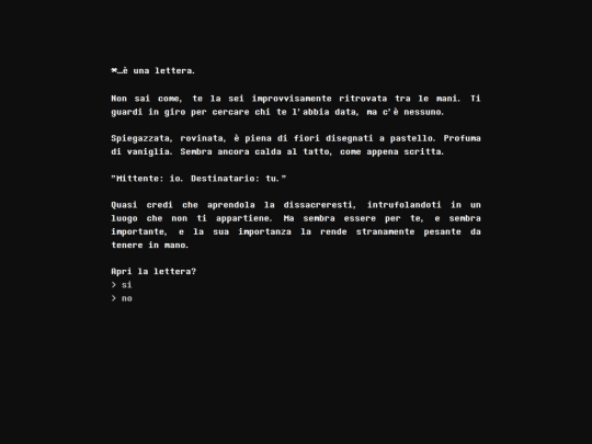 fiore/lettera screenshot
