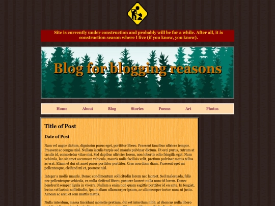 blog/blog_template screenshot