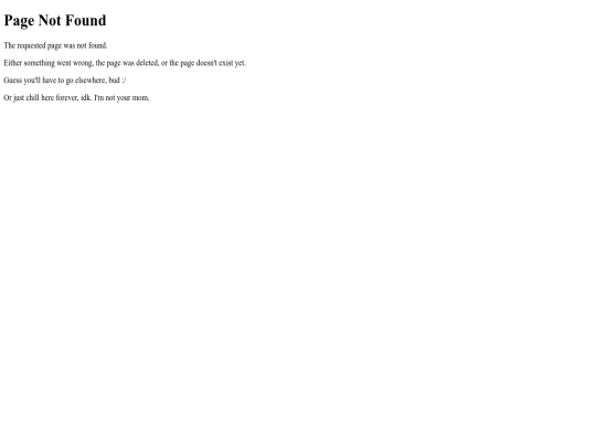 not_found screenshot