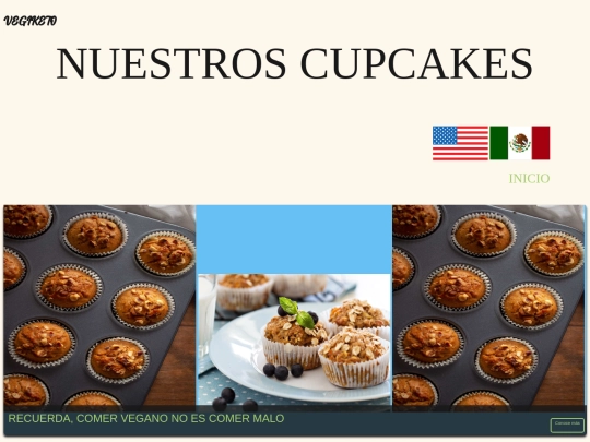 vegiketo/cupcakes screenshot
