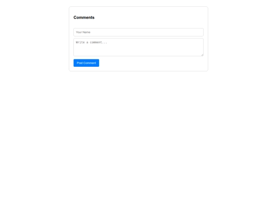 test/comment screenshot