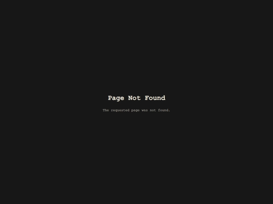 not_found screenshot