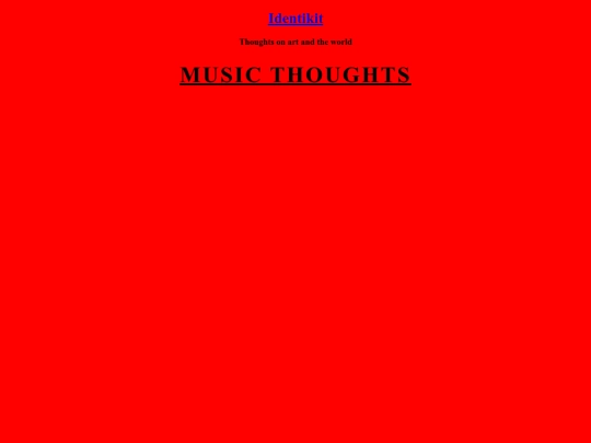 Musicthoughts screenshot
