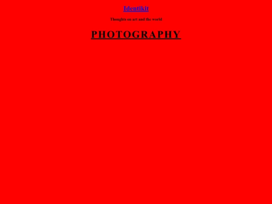 Photography screenshot
