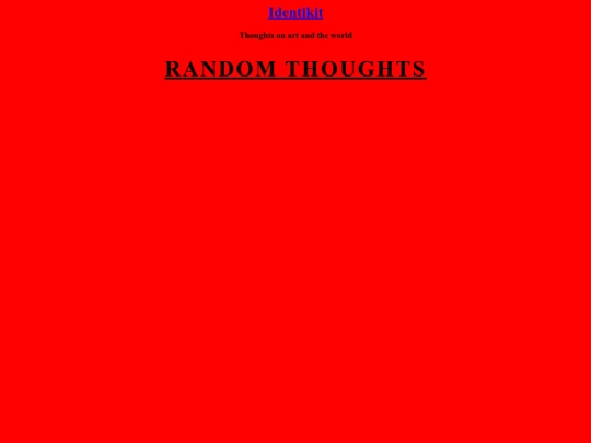 Randomthoughts screenshot