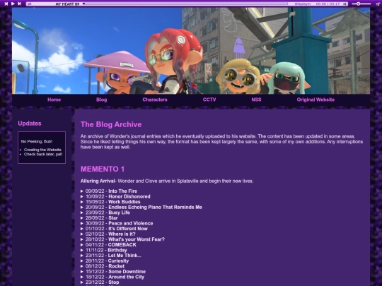 blogarchive screenshot
