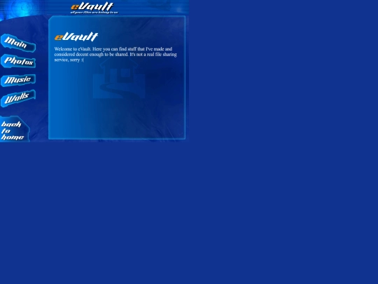 eVault screenshot