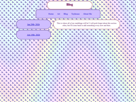 blog screenshot