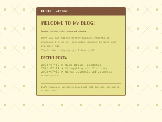 LuxJournal/Blogindex screenshot
