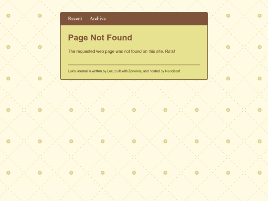 LuxJournal/not_found screenshot
