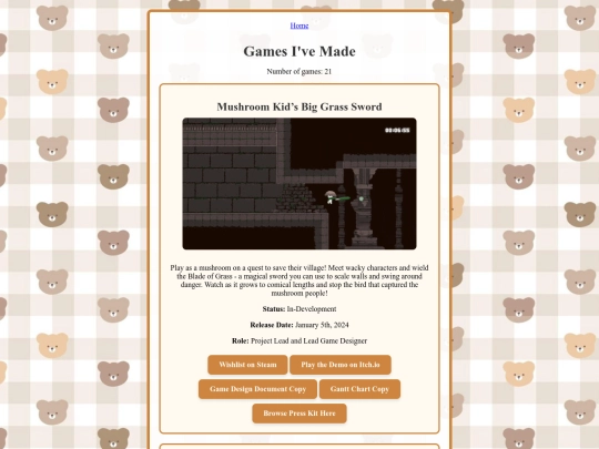 games screenshot