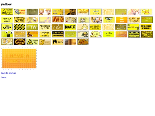 yellowstamps screenshot