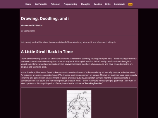 posts/doodling screenshot