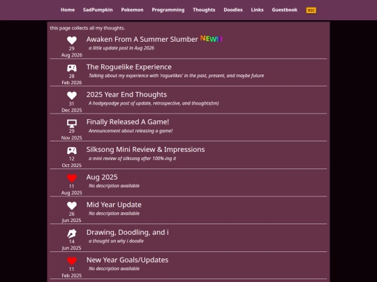 posts screenshot