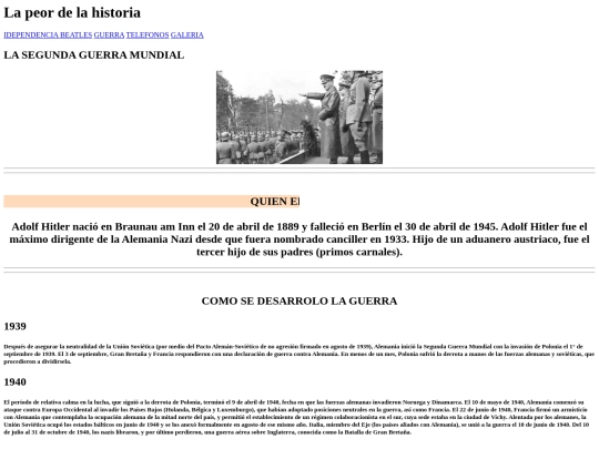ejercicio2 /la segunda giuerra mundial  screenshot