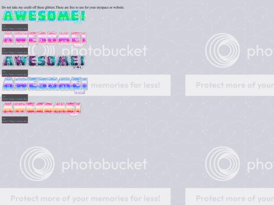 awesomeglitters screenshot
