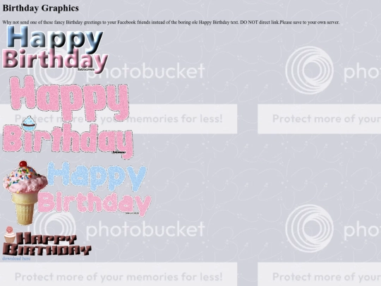 birthday screenshot