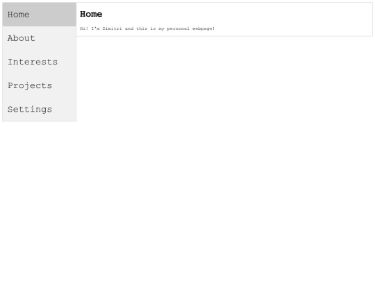 index screenshot
