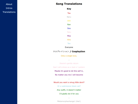 translations screenshot