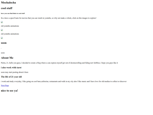 html/blog screenshot