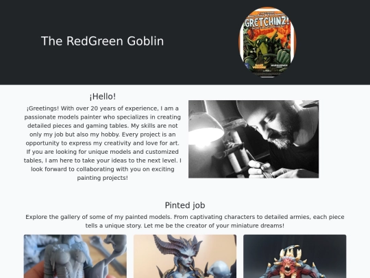 pagina web screenshot