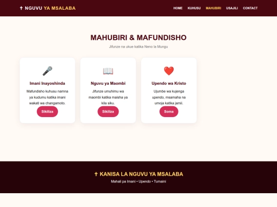 mahubiri screenshot