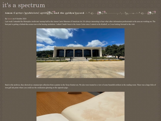 blog screenshot