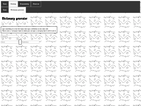conlang/dictionary_generator screenshot