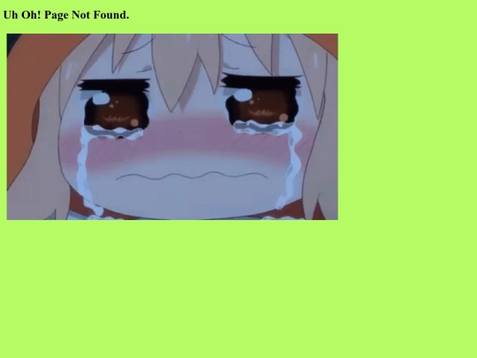 not_found screenshot