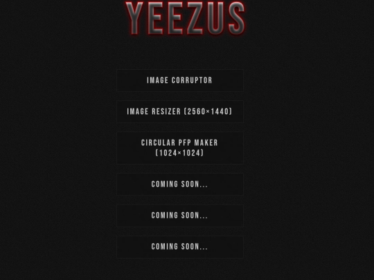 YEEZUS screenshot