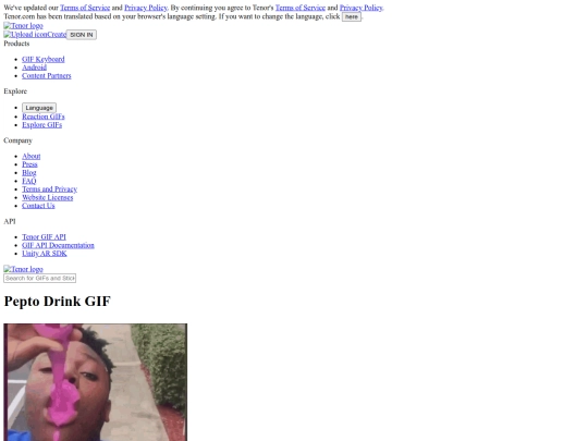 Orfrik/pepto-drink-gif-9482788 screenshot
