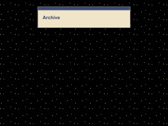 blog/archive screenshot