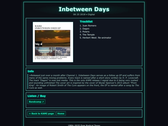 Kami_ep/inbetweendays screenshot