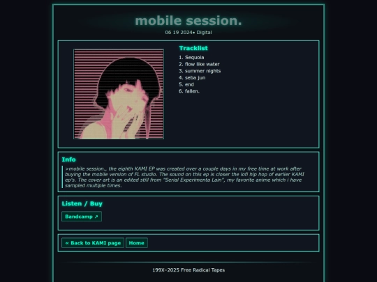 Kami_ep/mobilesession screenshot