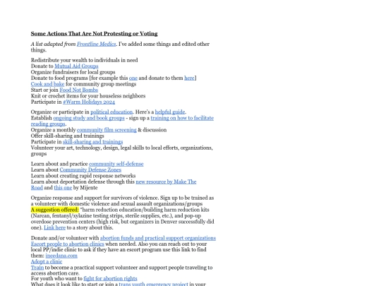 SomeActionsThatAreNotProtestingorVoting screenshot