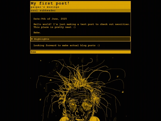 blogposts/first_post screenshot