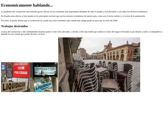 covid/economy screenshot
