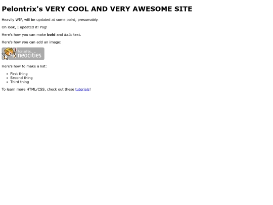 index screenshot