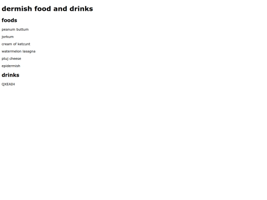 foodanddrinks screenshot