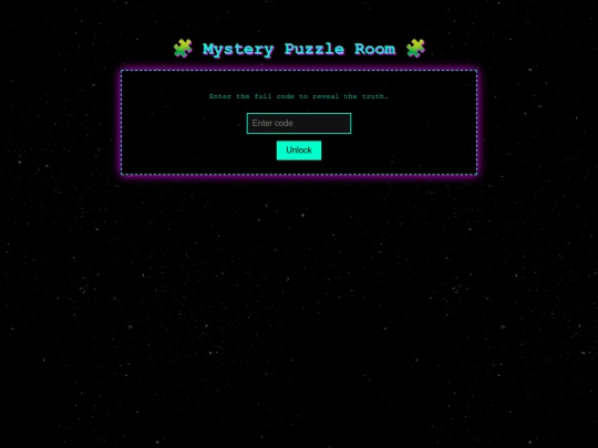 mystery puzzle room site/newfile screenshot