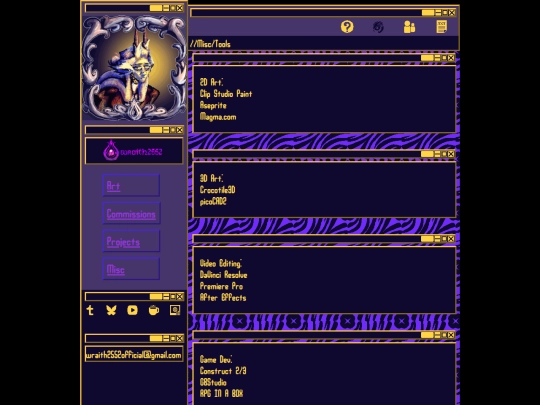 MiscPages/WhatIUse screenshot