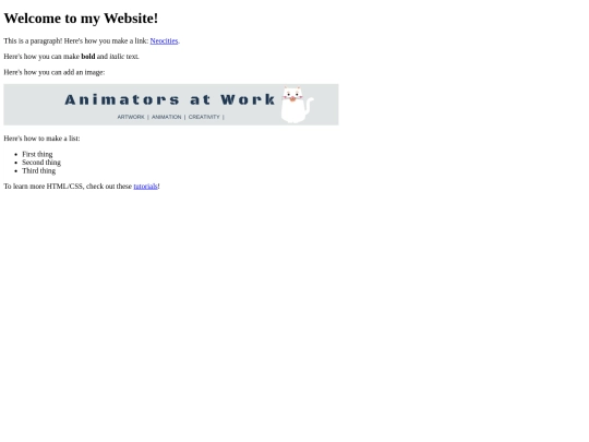 Biography screenshot