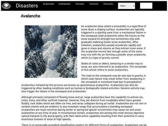 SubPages/avalanche screenshot