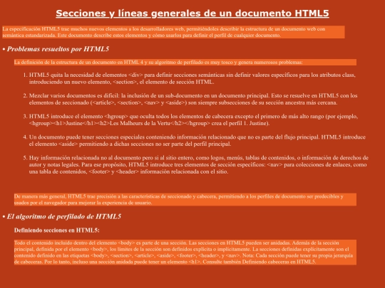 section screenshot