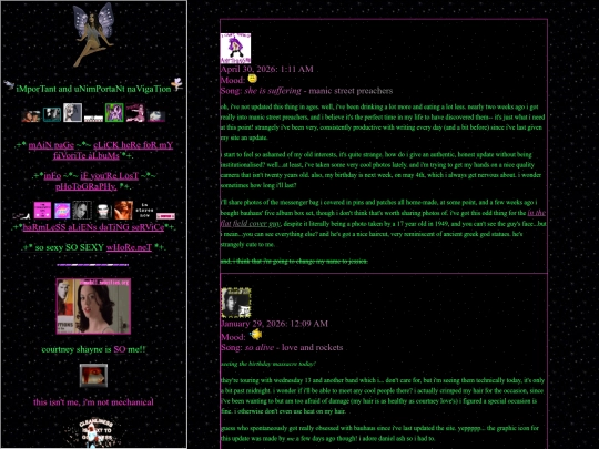 blog screenshot