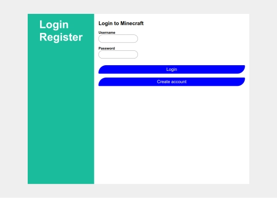 login screenshot