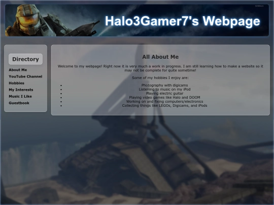AboutMe screenshot