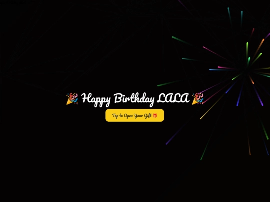 birthday screenshot