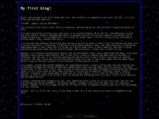 assets/pages/blog/2025/January/my-first-blog screenshot